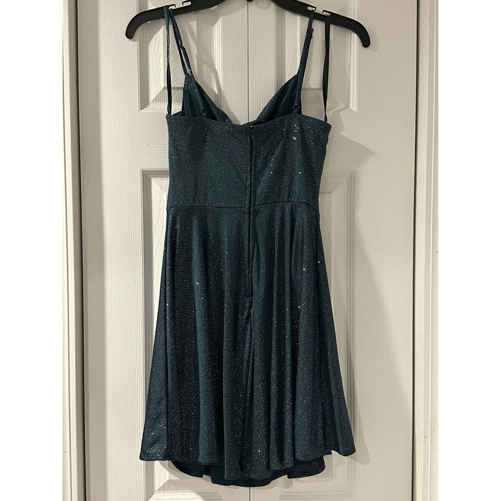City Studio Emerald Green‎ Short Party Cocktail Dress Size 3/4